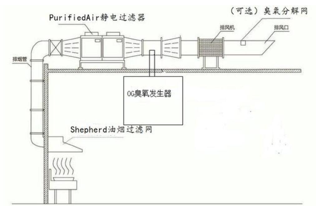 臭氧設備在廚房油煙消除領域中的應用(1)